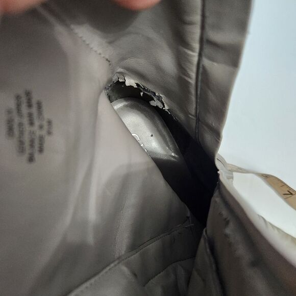 Guess Grey Hifh Heel Lace Up Boota Size 8.5 - Picture 11 of 12